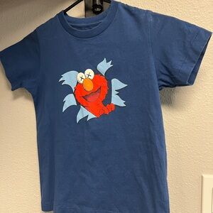 KAWS Blue Kids Shirt with Red Character